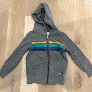 Aviator Nation youth zip up hoodie. Size 4.